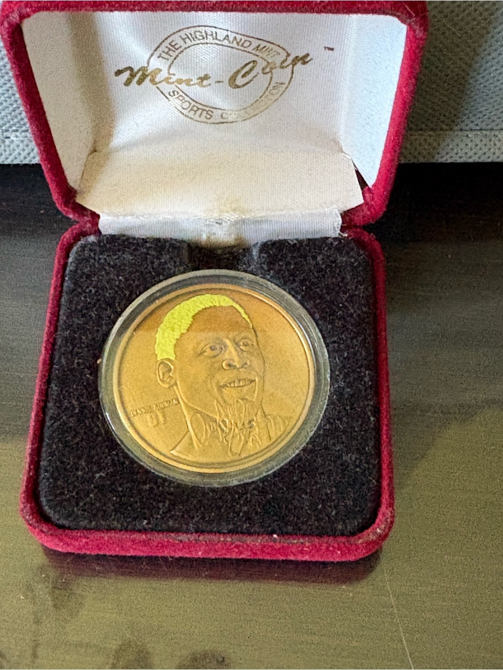 Denis Rodman The Highland Mint Sports Coin